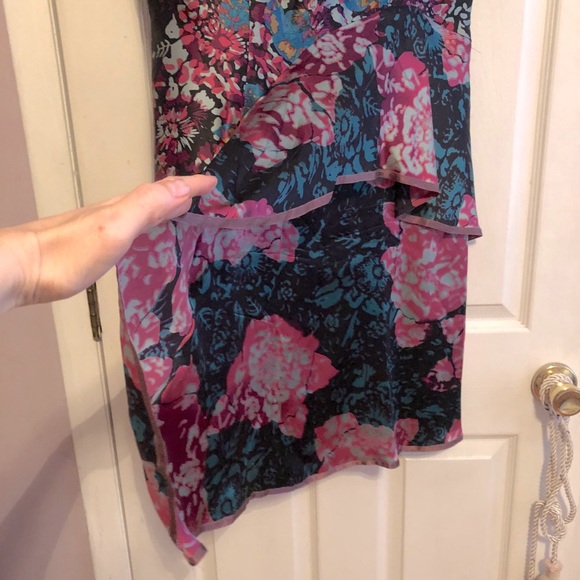 100 % Silk dress Nanette Lepore an absolutely fabulous sleeveless dress sz 12 - Picture 3 of 9